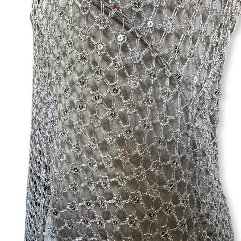 Free People Crochet Maxi Dress in Ivory - Picture 5 of 7